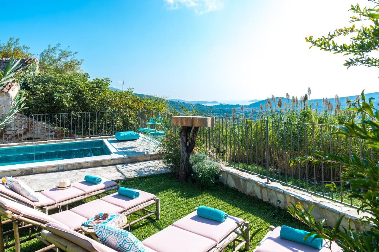 Rustic Stone Villa Begovi Dvori- 15 Minutes To Dubrovnik Luaran gambar
